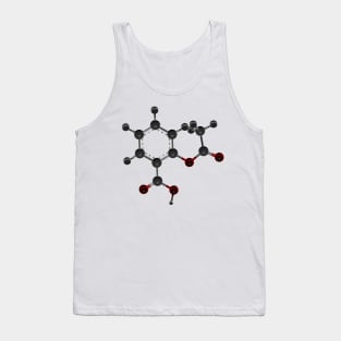 Aspirin Molecule Tank Top